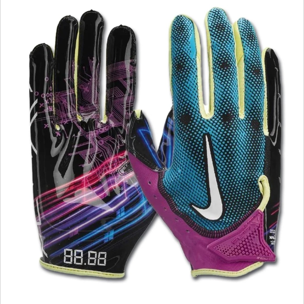 Nike Vapor Jet 7.0 American Football Glove NFL Combine Multicolor Medium NWT